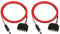 QIANRENON 5.5mm*2.5mm à SATA câble Adaptateur 12V DC5.5 * 2.5 mâle à SATA mâle alimentation Câble 15 Pin SATA à DC5525 Extension Câble,pour LED SSD, 1m/3.3ft, 2Pcs