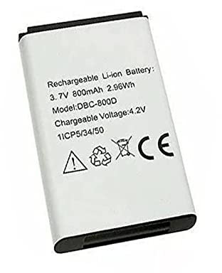 WXKJSHOP 3.7V 800mAh DBC-800D Ersatz Akku kompatibel mit Doro 6520 65xx 1ICP5/34/50
