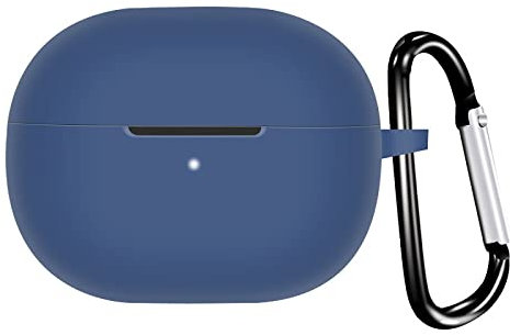 GMUJIAO Funda para Xaiomi Redmi Buds 3 Lite,Fundas Protectora de Silicona,360° Protección de Cuerpo Completo,Xaiomi Redmi Buds 3 Lite Estuche-Azul