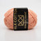 Milchwolle Milchbaumwolle Babywolle Milchgarn Chenille Wolle Makramee Garn Schulgarn Häkeln Stricken 100m 50g 6 Stück Lachs