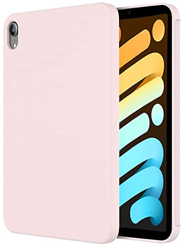 LOXO CASE Coque Silicone Liquide pour iPad 10ème Génération 10,9 Pouces 2022, [Doublure en Microfibre] Protection Complète du Corps au Toucher Soyeux pour iPad 10,Pink