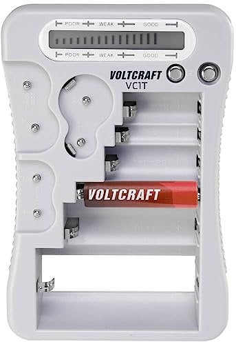 VOLTCRAFT Batterietester VC1T Messbereich (Batterietester) 1,5 V, 3 V, 6 V, 9 V Batterie VC-12613270