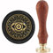 craspire Auge des Horus Wachssiegelstempel Konstellation Magischer Kreis Siegelstempel Kupfersiegel 30 mm Retro Abnehmbarer Messingstempelkopf Mit Holzgriff Für Umschläge Hochzeit