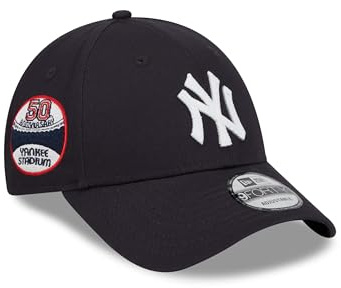 New Era New York Yankees MLB 50th Anniversary of Yankee Stadium Sideptach Navy 9Forty Adjustable Cap