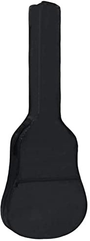Homgoday Klassische Gitarrentasche 1/2 Schwarz 94x35cm Stoff, Home Indoor Outdoor Möbel Wohnzimmer Schlafzimmer, Schwarz