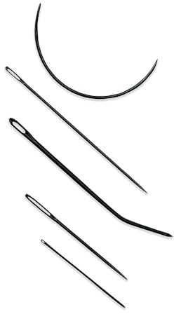Pony Black Hand Needle Set - 5 Pieces for Crafting and Repairs