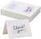 100 Pcs Tarjetas de Agradecimiento 9,5 * 7 cm, Tarjeta de Bendición, Página en Blanco, para Pequeñas Empresas Cliente Tiendas Cumpleaños (B)