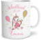 OWLBOOK® Personalisierte Tasse für Kinder mit Namen | Einschulung Junge | Einschulung Mädchen | Einschulungs Geschenk Jungen Mädchen personalisiert | Einhorn | Keramik 300 ml
