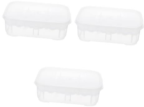 GREENADSCAPE 3pcs Box Reptile Incubation Egg Trays Breeding Box Thermostat Pet Incubator for Crested Gecko