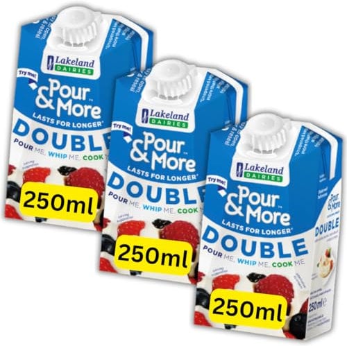 UHT Double Cream Alternative (3x250ml)