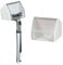 XINCHENG Acrylic Razor Holder with Cover for Shower, Wall Mounted Razor Shaver Organizer, Waterproof Self Adhesive Shower Razor Holder for Bathroom Shower