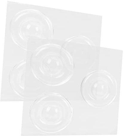 DOITOOL 6pcs Silicone Door Handle Bumper Extra Strong Adhesive Pads for Soft Close