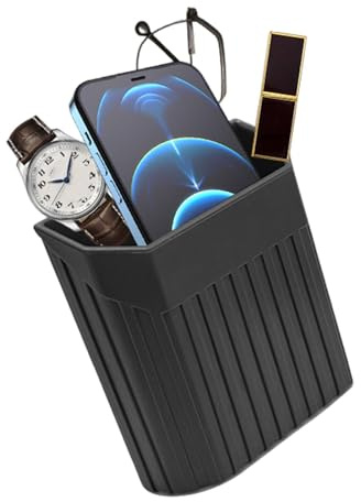 GTFYUDGH Boîte de stockage de voitures pour téléphone mobile, support de téléphone portable - Boîte de support de téléphone mobile adhésif pour Auto,Accessoires intérieurs du véhicule pour maintenir