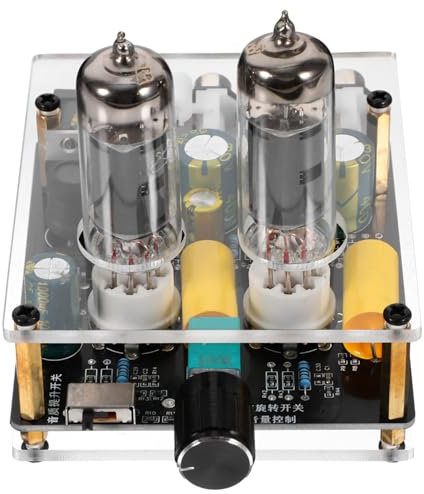 MOLUCKFU Tube Preamp for Turntable Diy Vacuum Preamp Exceptional Sound Quality Lightweight Design for Home Theater Systems Easy Installation for