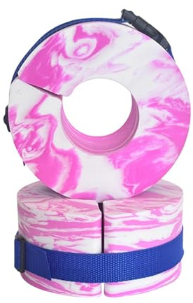 Manguitos de natación para el agua: correas ajustables de goma EVA de alta densidad para entrenamiento flotante, flotador de entrenamiento aeróbico acuático, ayuda de aprendizaje para niños