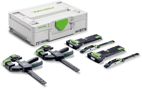 Festool Clamp & Position Indicator Set ZS FS-EP TS60-578698 | For plunge saw & guide rail use – includes clamps, position indicators & Systainer storage case