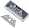 wolfcraft 4185000 Lames trapèze en boîte 0,50 mm Argent