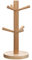 Premier Housewares Rubberwood Mug Tree 6 Mugs Holder for Kitchen | Free Standing Mug Stand | Sturdy Cup Holder Kitchen Accessories | Anti-Slip Coffee Cup Stand for Mugs