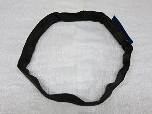 2T Black Endless Lifting Round Sling 1.75M EWL 3.5M Circumference