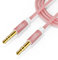 3.5mm Aux Kabel, CableCreation 3,5mm Stereo Audiokabel (Stecker auf Stecker), Klinkenkabel Kompatibel mit iPhone,Auto, Kopfhörern, Tablets, Priva III usw. 1.8M/6FT, Rosegold