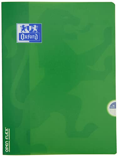 Oxford OpenFlex Cahier Seyès polypro 96 pages 24 x 32 cm Vert