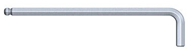 Wiha 369K025 Sechskant-Kugelkopf, schwenkbar für schwer zugängliche Bereiche, Stiftschlüssel, kurz (40403) 2,5 x 57 mm, 20 mm, 10 Stück