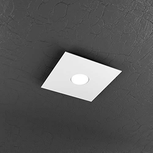 Moderne Deckenleuchte weiß 1 Licht LED NEU Slim Top Light Plate 1129/pl1-bi