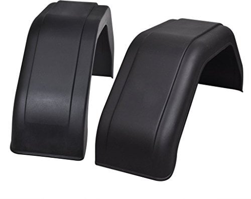 Festnight 2 x Anhängerkotflügel Kotflügel-Set 200 x 680 x 330 mm Anhänger Kotflügel aus PP