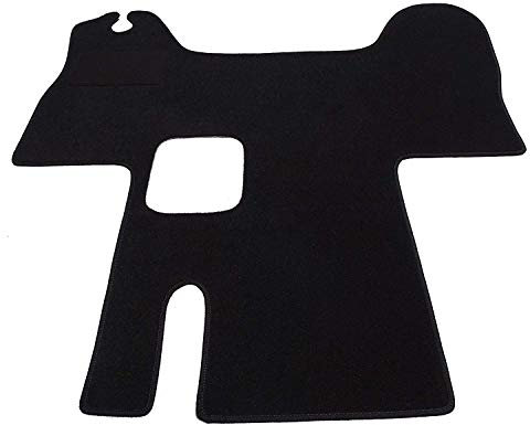 Mertex Automatte Autoteppich Classic schwarz 8299-C-S (rot, Fahrerhausteppich)