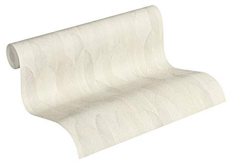 A.S. Création Vliestapete Sumatra Tapete im Ethno Look 10,05 m x 0,53 m beige creme grau Made in Germany 373731 37373-1