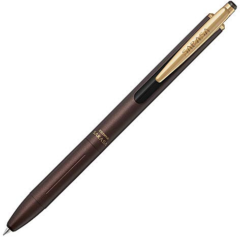 ZEBRA Sarasa Grand P-JJ56-VEG Gel-Kugelschreiber, 0,5 mm, Vintage-Farbe, Braun/Grau