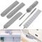 Retractable Gap Dust Brush with 3 Cloth Cover and 1pcs Microfiber Duster, Removable and Washable Telescopic Dust Collector for Home Bedroom Kitchen Office