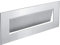 Gedotec Clapet de journaux en acier inoxydable porte de maison et portes d'entrée d'appartement | Porte d'entrée de porte en acier inoxydable | Fente aux lettres rectangulaire à droite 330 x 110 mm