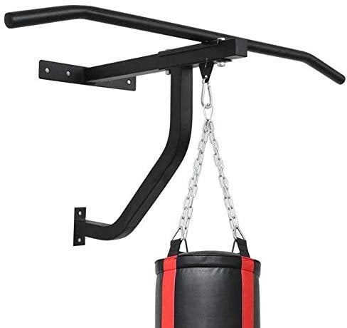 ZHANGQINGXIU Boxsackhalterung,Schwere Boxsack Wandhalterung Mit Klimmzugstange Fitnessstudio Eisen Klimmzugstange Mit Boxsackhalterung Wanddeckenrahmen Outdoor Fitness Boxing MMA Volume_up Content_cop