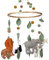 Sorrel + Fern Baby Krippe Mobile - Kinderzimmer Dekoration Decke Mobile und Baby Shower Geschenk für Jungen & Mädchen Safari Abenteuer