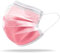 Stone&Stone 100 Stück Medizinisch Type IIR Rose Norm EN14683 zertifizierte Mundschutzmasken OP Masken 3-lagig Mundschutz Gesichtsmaske Einwegmaske BFE ≥ 98% surgical mask