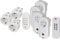 Brennenstuhl Comfort-Line Funksteckdosen-Set Mini 3+1, 3er Funkschalt-Set weiß & Funkschalt-Set RC CE1 4001, 4er Funksteckdosen Set weiß