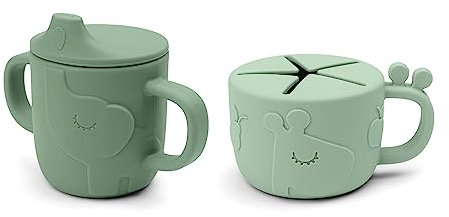 Done by Deer Peekaboo Snack & Trinkbecher Set