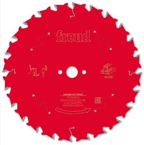 Freud Wood Saw Blade 190mm x 16mm 24T Corded