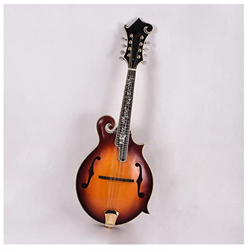 Mandoline Handgefertigte Mandoline Im F-Stil Mandoline Aus Massiver Fichte Mandolinen-Instrument für Anfänger
