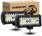 RIGIDON 2Pcs 18cm 7 Zoll 120W Led scheinwerfer 12V 24V, 8D Spot Flutlicht Combo LED Arbeitsscheinwerfer Bar Arbeitslicht für 4x6 Offroad Auto Traktor SUV UTV ATV PKW LKW Fahrzeuge Rückfahrscheinwerfer