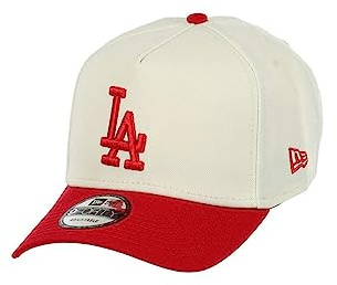 New Era Verstellbare Caps mit gebogenem Schirm im Two Tone Chrome Design 9Forty A-Frame Sidepatch Winter Baseball MLB Einheitsgröße Verschiedene Teams