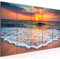 Runa Art Peinture Plage Mer Impression sur Toile intissee Decoration Murale Salon Chambre 044556a