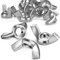 SWTYExt DIN 315 Dado ad alette M8, 25 pezzi Dado a farfalla Dadi ad alette A2 V2A in acciaio inox Dado ad alette metrico in acciaio inox Scanalatura ad alette per attrezzature Strumenti fai da te