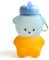 YverLand Bouteille d'eau pour enfants avec design en forme d'ours, sans BPA et anti-goutte, cantine réutilisable pour garçons et filles pour l'école. Cadeau de fête d'anniversaire (bleu et orange)