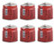 ALPENTECH - Pack 6 cartouches gaz 190g Butane Propane perçable sécurité stop-gaz