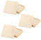 MANCHAP 12 Pack 15 x 15 x 1cm Wood Canvas Panels, 6 Inch Square Wooden Canvas Board, Unfinished Cradled Wood Panels for Painting, Drawing Art Crafts