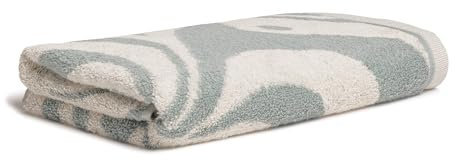 Möve Bohemian Dreams Marble Duschtuch 67 x 140 cm aus 100% Baumwolle, Nature/Tea