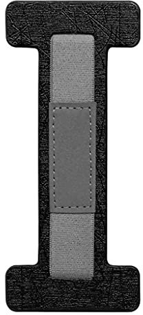 BAYORE Support de tablette, poignée de poignée avec ceinture élastique en cuir, sécurisé et portable pour tablette électronique jusqu'à 9