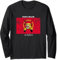 Vintage Tamil Eelam Flagge Langarmshirt